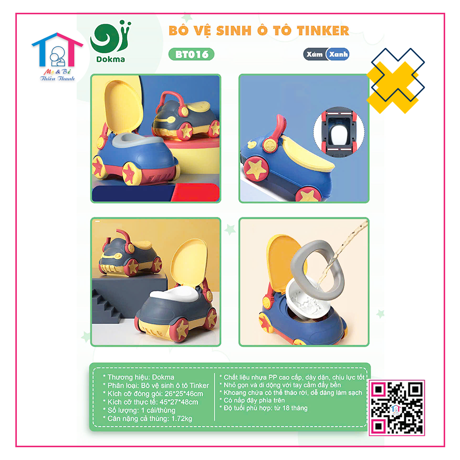 Bô vệ sinh TINKER DOKMA
