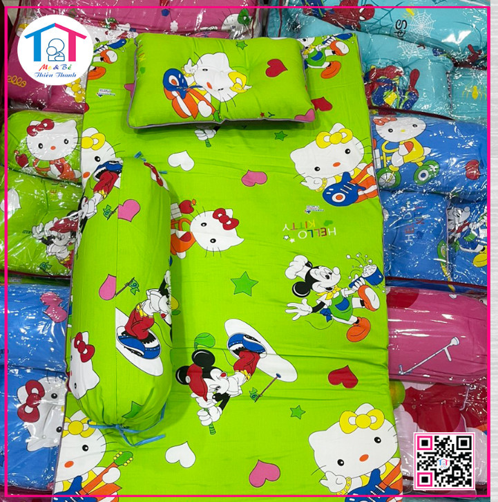 Bộ nệm nhà trẻ thông hơi