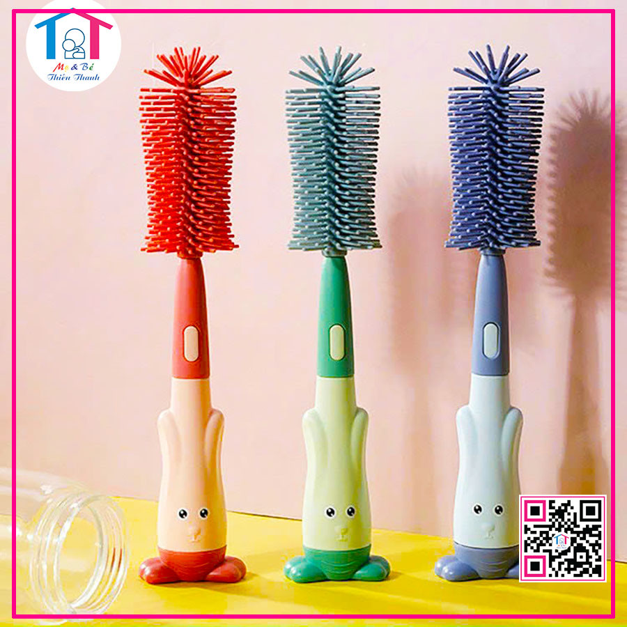 Cây súc bình sữa silicon