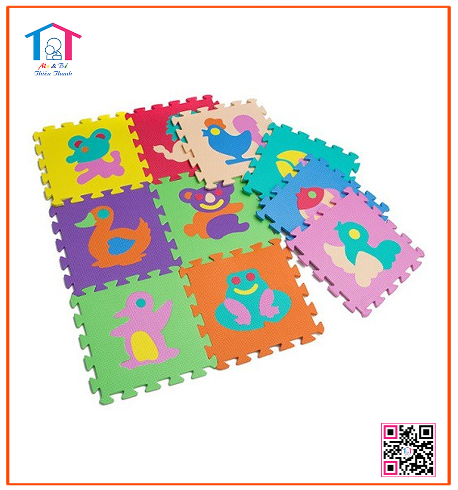 Thảm ghép mút xốp hình thú