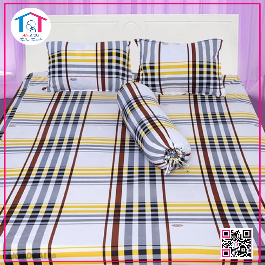 Bộ drap cotton Thắng Lợi size 1m6 - 1m8