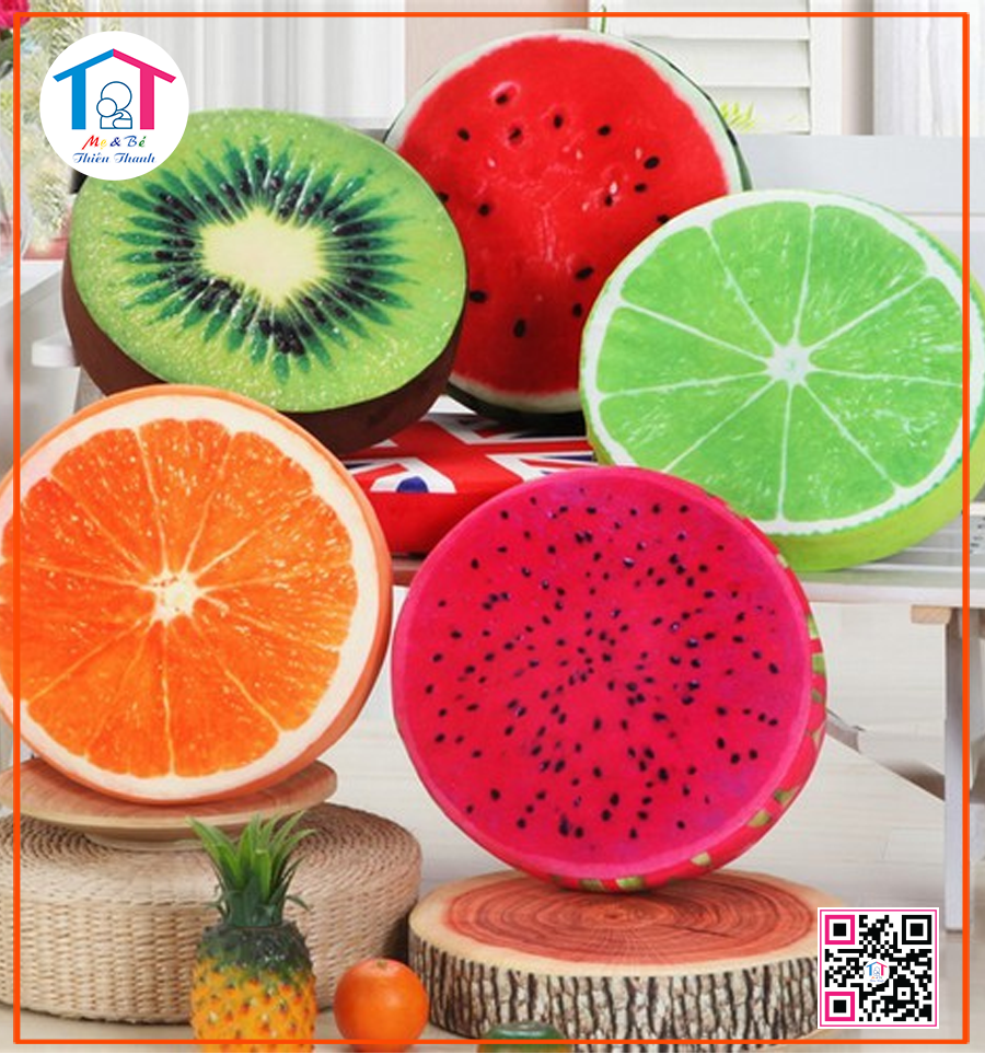 Gối ngồi trái cây