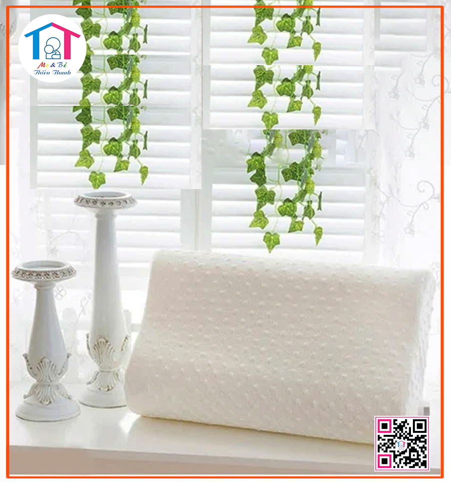 Gối cao su non trắng