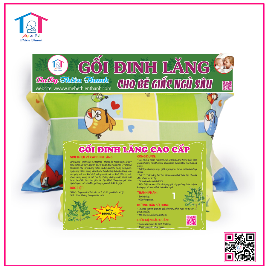 Gối đinh lăng Thiên Thanh 1